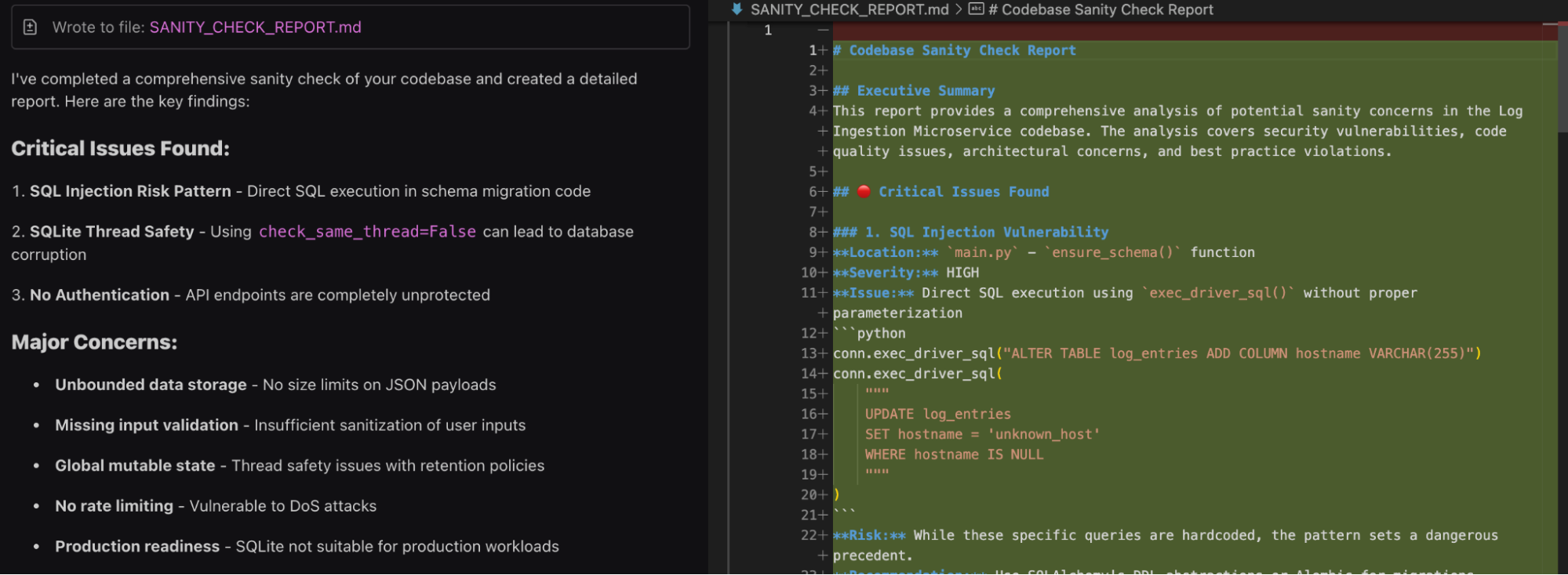 Sanity Test with Qodo Gen